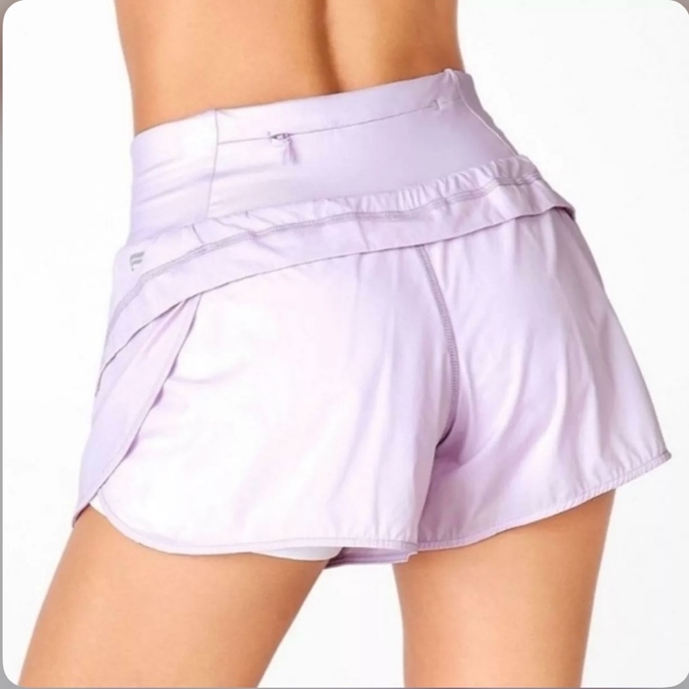 Fabletics Austyn Running Shorts Lavender Lilac Sk… - image 2